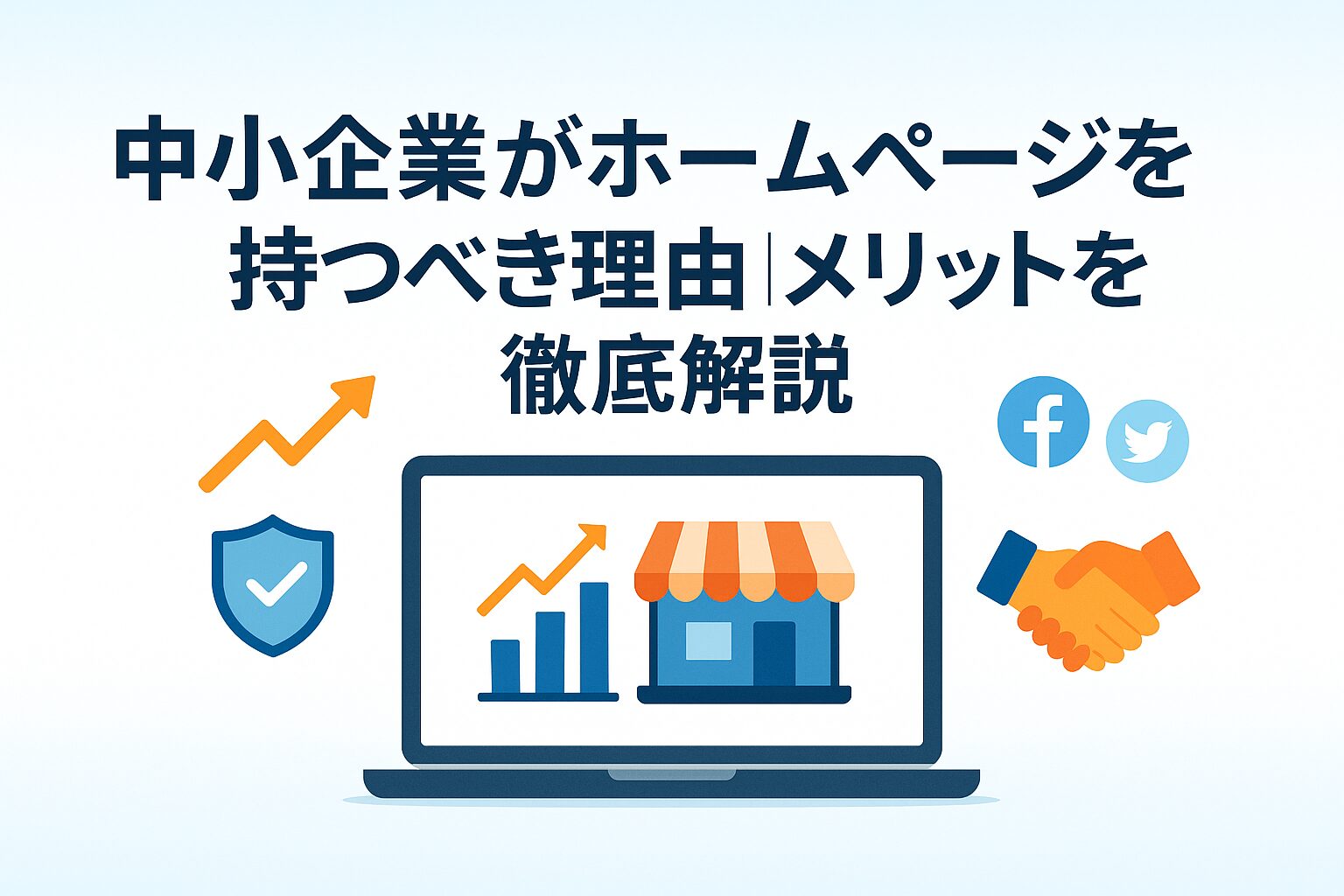 中小企業がホームページを持つべき理由｜メリットを徹底解説の画像